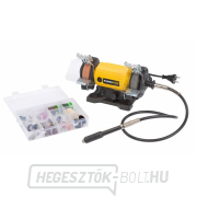POWERPLUS POWX1280 - Duplatárcsás csiszoló flexibilis tengellyel 120W Előnézet 