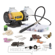 POWERPLUS POWX1280 - Duplatárcsás csiszoló flexibilis tengellyel 120W gallery main image