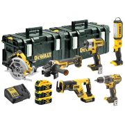 DCK623P3 DEWALT kombinált szerszámkészlet 18V 3x 5.0Ah Li-Ion XR, tokkal gallery main image