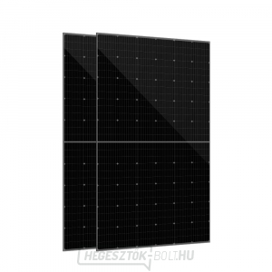 Solight napelem DAH 455Wp, teljesen fekete, teljes képernyős, monokristályos, monofacial, 1903x1134x32mm