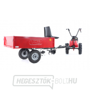 Eurosystems EURO5 EVO 2+1 LONCIN kultivátor differenciálművel 2x nyíl kerekekkel 5x10 kocsival L - SET 3 Előnézet 