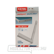 Lakatos szög rögzítéssel, 250x125x5mm, acél náhled