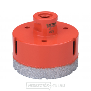 Gyémánt gyűrű korona, O 75mm, menet M14 Gyémánt gyűrű korona, O 75mm, menet M14 gallery main image