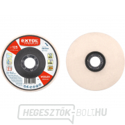 Polírozó kerék filc/filc, körben egyenes, O 125x15mm Polírozó kerék filc/filc, körben egyenes, O 125x15mm gallery main image