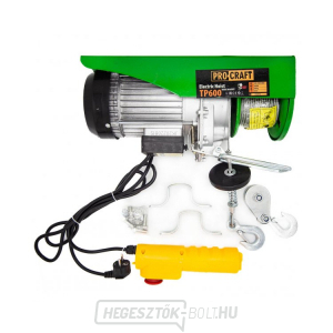 Elektromos kötélcsörlő Procraft TP600 | TP600 Elektromos kötélcsörlő Procraft TP600 | TP600 gallery main image