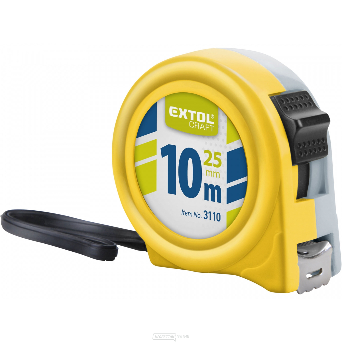 Mérőszalag, 10m, szalagszélesség 25mm