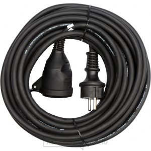 Elektromos hosszabbító kábel - gumiszigeteléssel 16A, IP44, 30m