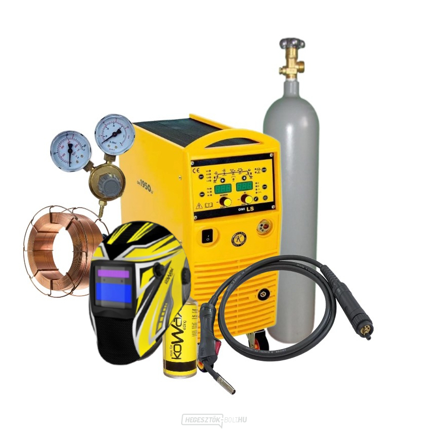 OMI 1950LS SYNERGIE + Pisztoly + Szelep + Bura + Spray + Drót + Teljes CO2 Palack