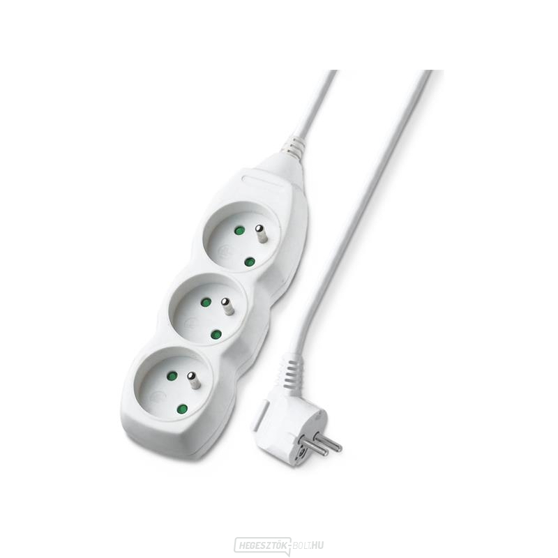 Hosszabbító kábel 3 aljzat 2m GETI GEC32