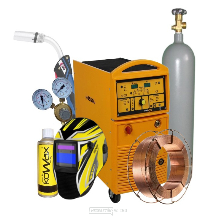 OMI 3550CSW + Pisztoly + Szelep + Bura + Festékszóró + Drót + Tele CO2 Palack
