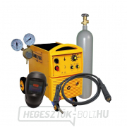 Félautomata hegesztőgép OMI 206i + zseblámpa + szelep + burkolat + Co2 palack gallery main image
