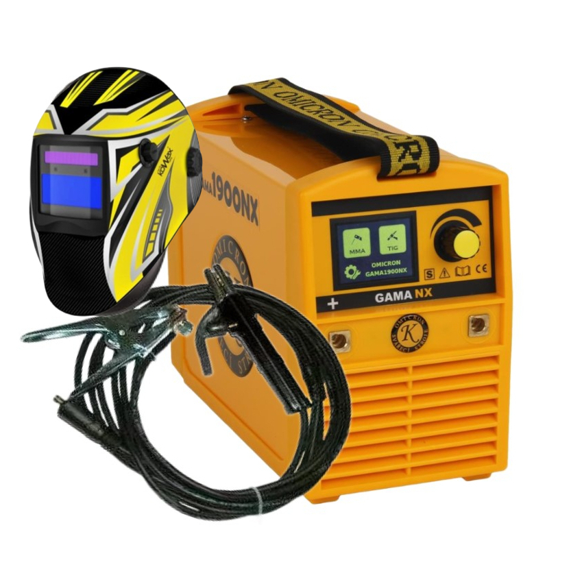 MMA hegesztő inverter, TIG GAMA 1900NX + hegesztőkábelek + burkolat