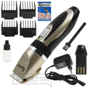 GEKO Akkus nyírógép háziállatok számára 3,7V náhled