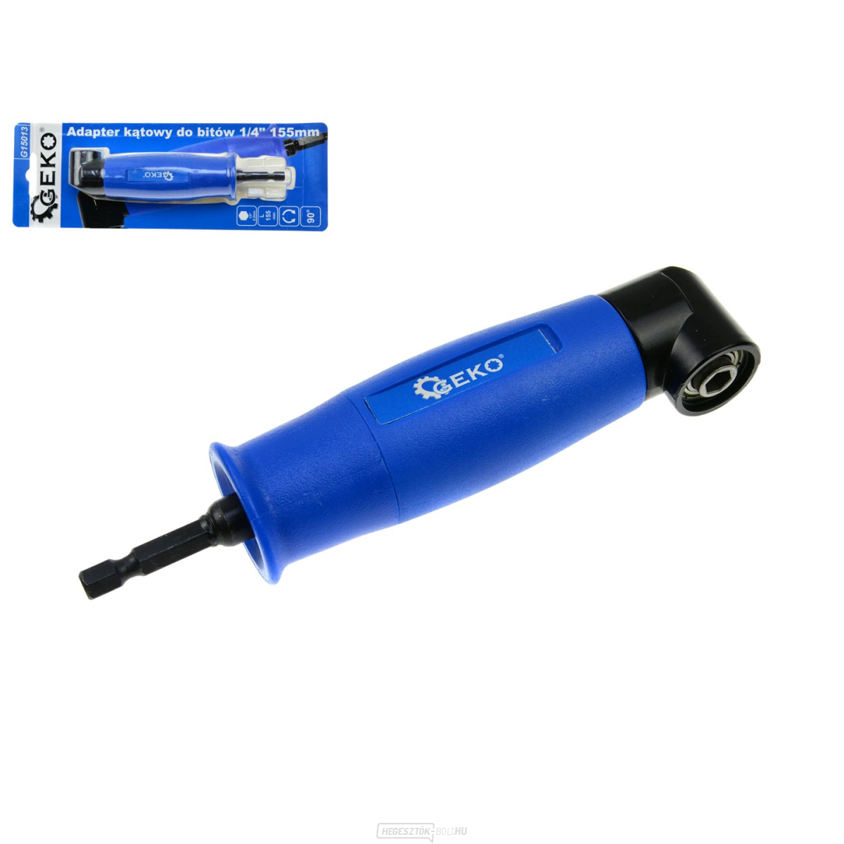 GEKO szögletes rögzítő csavarhúzóhoz, fúró 155mm, 1/4 GEKO szögletes rögzítő csavarhúzóhoz, fúró 155mm, 1/4