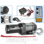 GEKO elektromos kötélcsörlő 12V, 1134kg/2500lb GEKO elektromos kötélcsörlő 12V, 1134kg/2500lb gallery main image