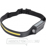 Fejlámpa 350lm, USB töltés, IR érzékelővel, COB, XPE LED náhled