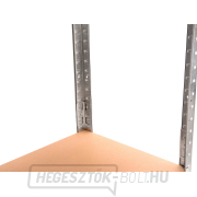 GEKO horganyzott polcos állvány, teherbírás 175 kg Előnézet 