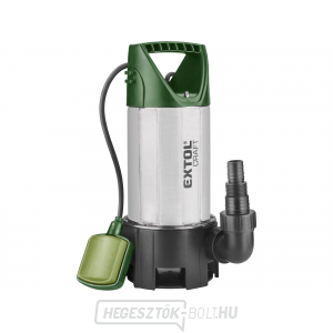Búvárszivattyú EXTOL CRAFT 1100W rozsdamentes acél szennyezett vízhez, 15000l/h Búvárszivattyú EXTOL CRAFT 1100W rozsdamentes acél szennyezett vízhez, 15000l/h gallery main image