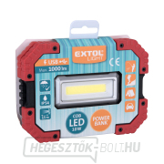 LED reflektor, 1000lm, USB töltés powerbankkal, Li-ion náhled