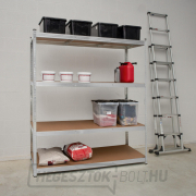 KREATOR KRT674005 - Fém polc 180 x 160 x 60cm, 4 polc, 1.000kg náhled