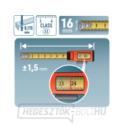 Mérőszalag leolvasóablakkal, 3m, szalagszélesség 16mm Előnézet 