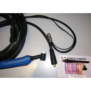 TIG fáklya WP-17 - 8m/10-25, (SV160-T) tartozékokkal Előnézet 