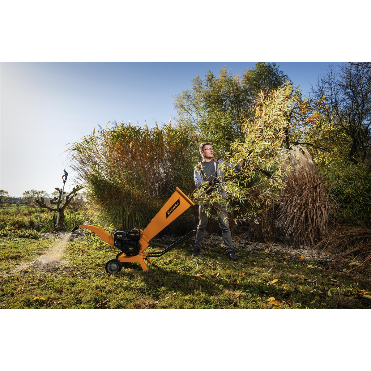 Riwall PRO RPS 7058 faaprítógép benzinmotorral 212 cc Előnézet 
