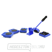 Szett bútorok mozgatásához, teherbírás 150kg, 5db GEKO Szett bútorok mozgatásához, teherbírás 150kg, 5db GEKO gallery main image