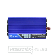 Szinuszos feszültség átalakító 12V/230V 1000/2000W GEKO Előnézet 