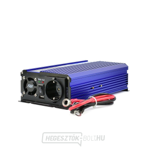 Szinusz hullámú feszültség átalakító 12V/230V 500/1000W GEKO