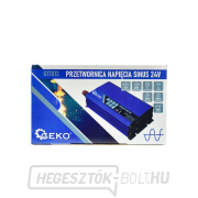 Szinusz hullámú feszültség átalakító 24V/230V 500/1000W GEKO náhled