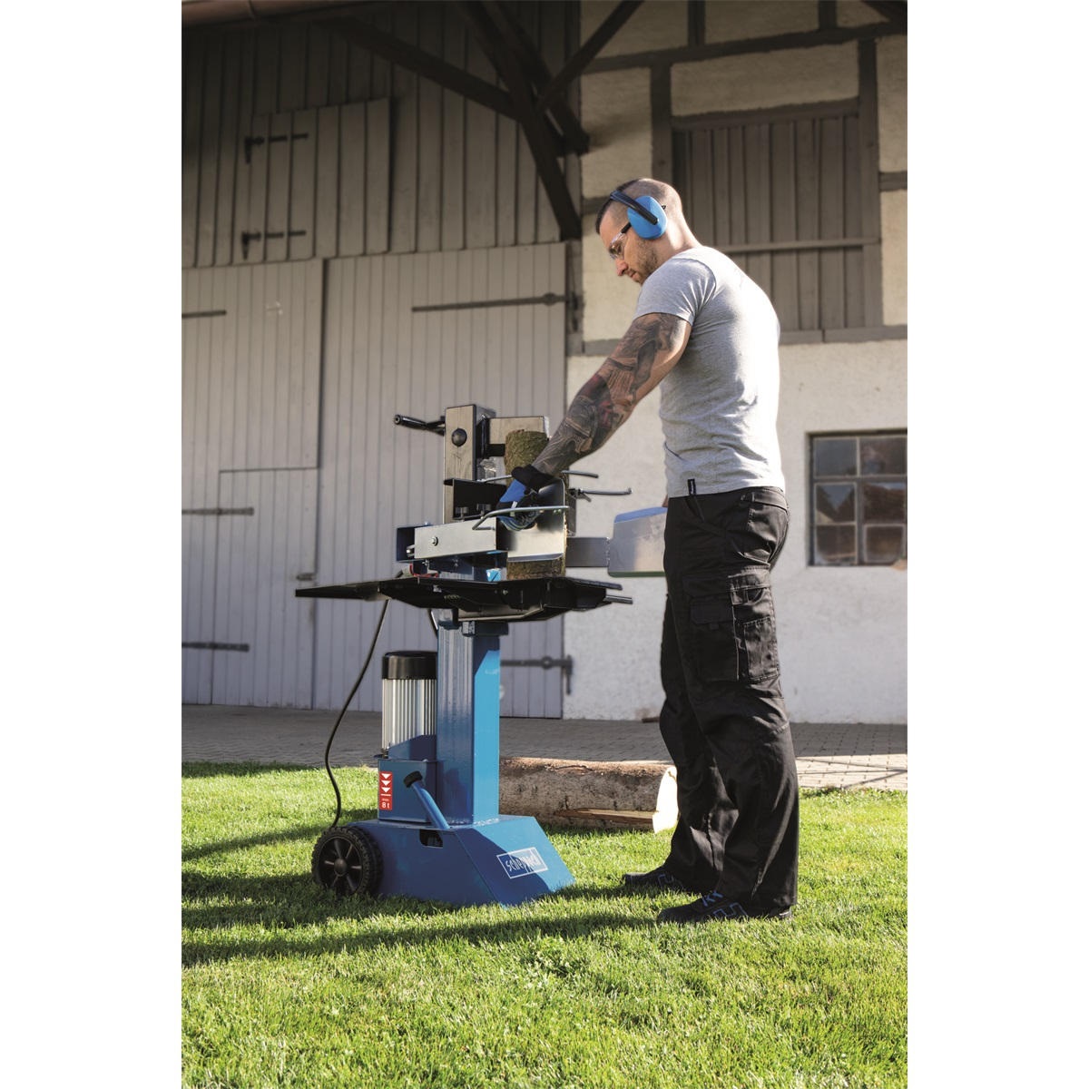 Scheppach HL 810 függőleges fa hasító 8t (230 V) Előnézet 