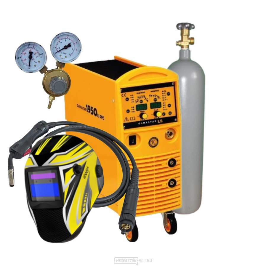 Omicron Gamastar 1950LS + Égő + Piros. Szelep + Maszk + Teljes CO2 palack