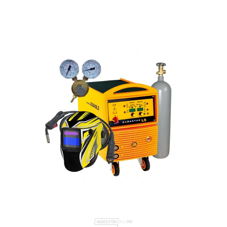 Omicron Gamastar 2050LS + Égő + Piros. Szelep + Maszk + Teljes CO2 palack