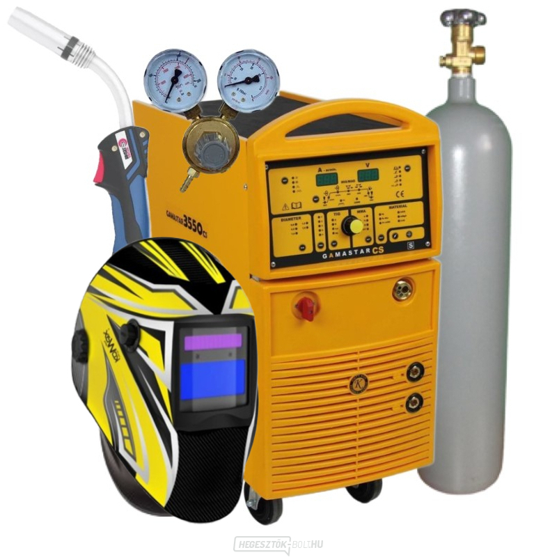 Omicron Gamastar 3550 CSW + Égő + Piros. Szelep + Maszk + teli CO2 palack