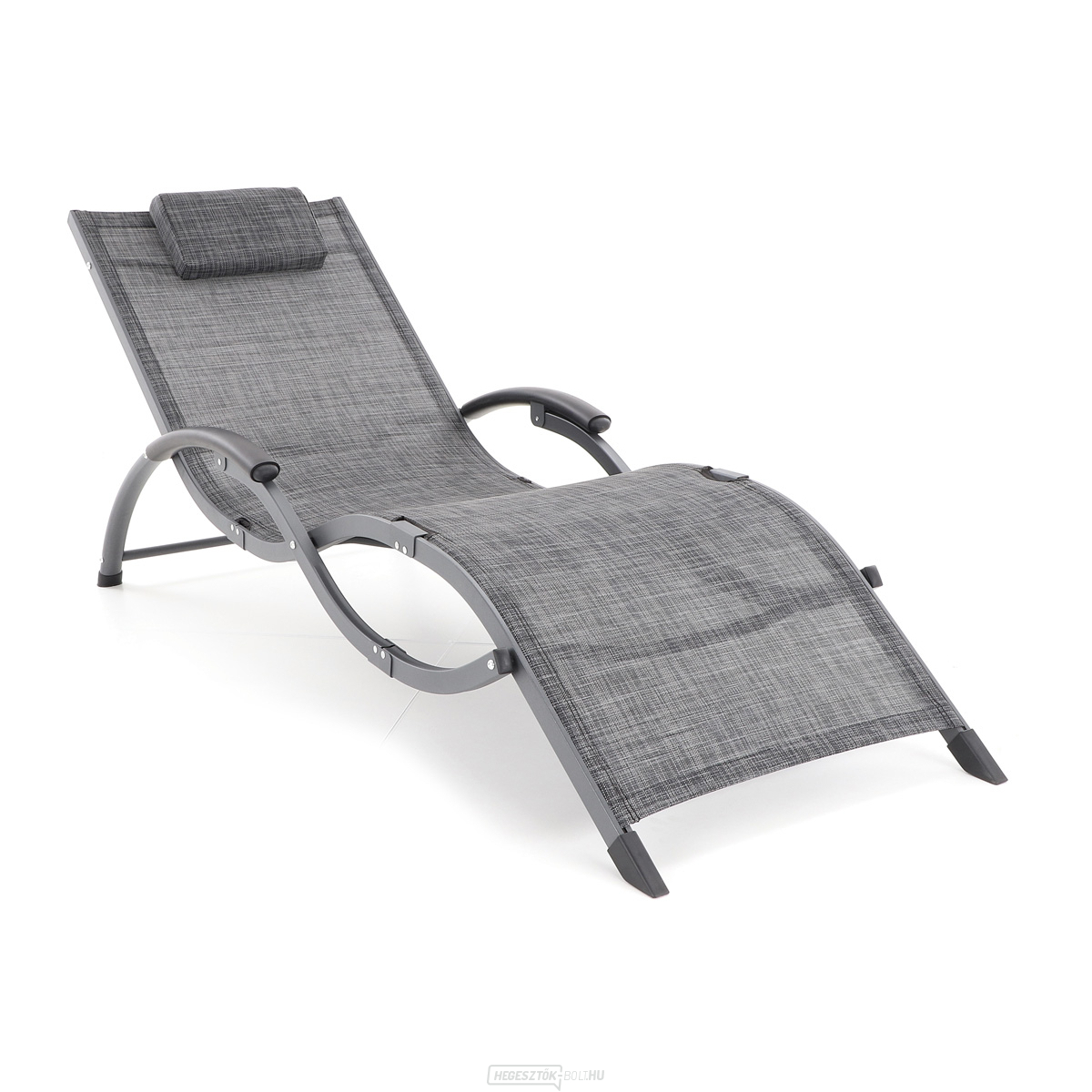 VIOLA De Luxe nyugágy (fekete és szürke)