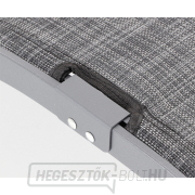 VIOLA De Luxe nyugágy (fekete és szürke) náhled