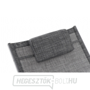 VIOLA De Luxe nyugágy (fekete és szürke) náhled