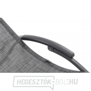 VIOLA De Luxe nyugágy (fekete és szürke) náhled