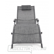 VIOLA De Luxe nyugágy (fekete és szürke) náhled