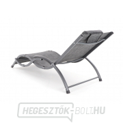 VIOLA De Luxe nyugágy (fekete és szürke) náhled