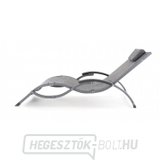 VIOLA De Luxe nyugágy (fekete és szürke) náhled