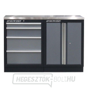 Procarosa PROFI TGC-130400 Műhelyszekrény szett Műhelytábla:: rozsdamentes acél Procarosa PROFI TGC-130400 Műhelyszekrény szett Műhelytábla:: rozsdamentes acél gallery main image