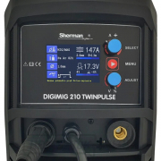 Sherman DIGIMIG 210 TWINPULSE + Zseblámpa 3 m + Kábelek 2 m + Drót + Spray + Motorháztető + kocsi + szelep + CO2 palack MEGTEL Előnézet 