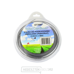 Geko vágószál átmérője 2,4 mm, hossza 50 m, négyzet keresztmetszetű  Geko vágószál átmérője 2,4 mm, hossza 50 m, négyzet keresztmetszetű  gallery main image