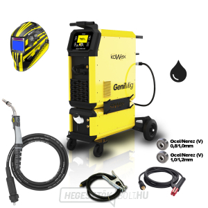 KOWAX GeniMig®355DP LCD5 + vízhűtés + motorháztető + égő KOWAX GeniMig®355DP LCD5 + vízhűtés + motorháztető + égő gallery main image