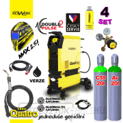 KOWAX GeniMig®355DP LCD5 + Vízhűtés + Sisak + Zseblámpa + Teljes CO2 palack + Argon palack  Előnézet 