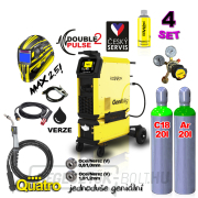 KOWAX GeniMig®355DP LCD5 + Vízhűtés + Sisak + Zseblámpa + Teljes CO2 palack + Argon palack  Előnézet 