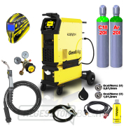 KOWAX GeniMig®355DP LCD5 + vízhűtés + motorháztető + zseblámpa + Co2-palack + argonpalack  gallery main image