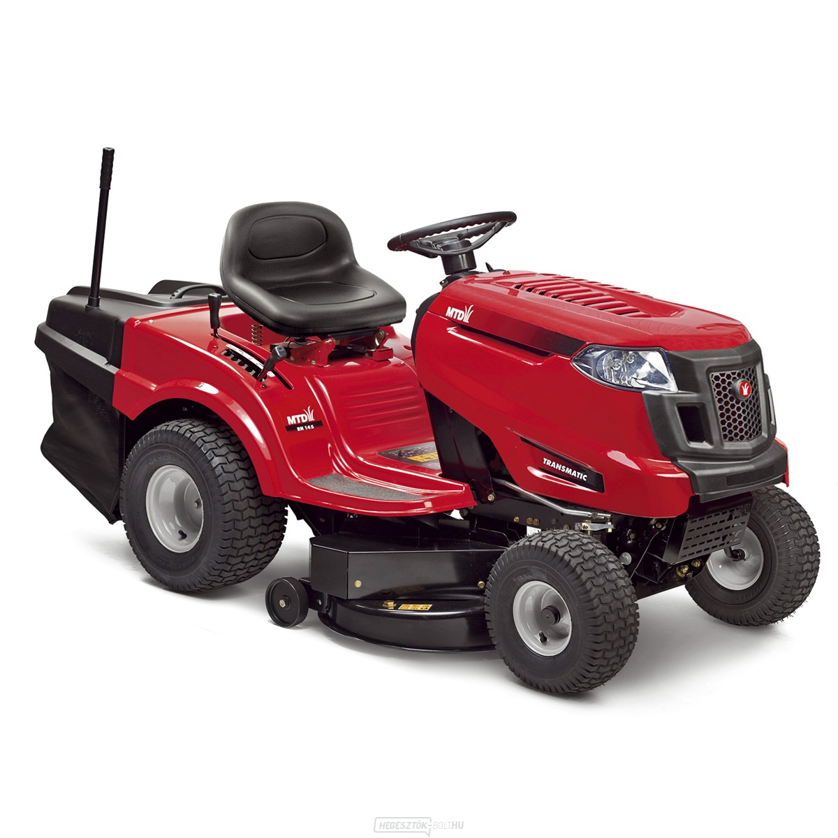 MTD SMART RN 145 fűnyíró traktor hátsó ürítéssel